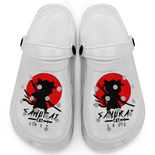 Samurai Cat Clogs