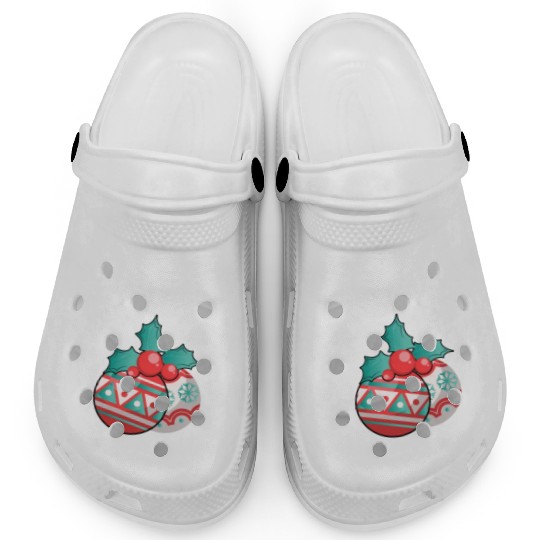 Christmas Nuts Santa Snowflakes Candy Canes Winter Clogs