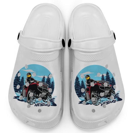 ATV/Quad "Winter Riding" style logo. By "Hey Day" Clogs