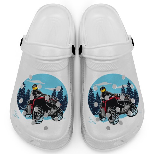 ATV/Quad "Winter Riding" style logo. By "Hey Day" Clogs