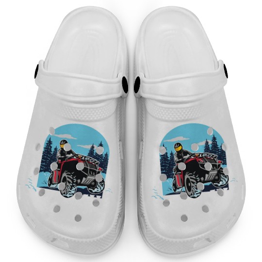 ATV/Quad "Winter Riding" style logo. By "Hey Day" Clogs