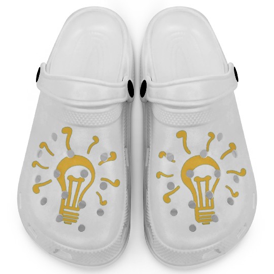 yellow lamp Clogs