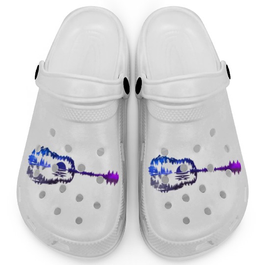 Guitar Lake Shadow Love Guitar Musician Clogs