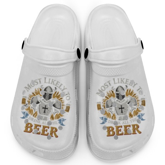 Christmas Most Likely To Drink All The Beer Winter Clogs