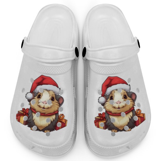 Guinea pig Christmas Clogs