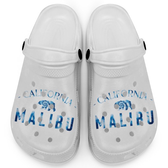 Malibu California Bicycle Club In a Tie Dye Design Clogs