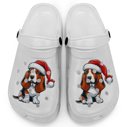 Basset Hound Xmas Gifts Clogs