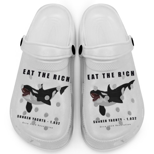 Eat The Rich - Orca Revolution Clogs