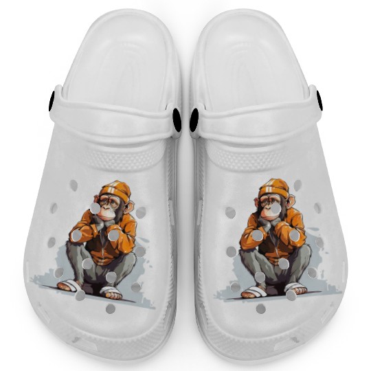 Street Art Monkey Urban Rap Street Monkey Clogs