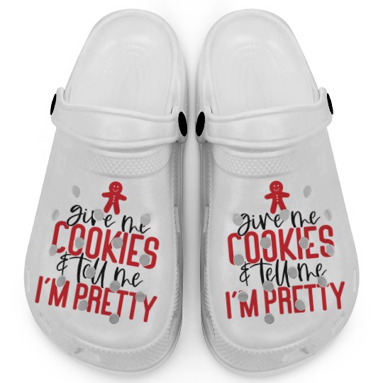 Gingerbread Man Gift Phrase Clogs