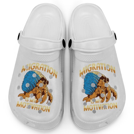 Sea Creature Seafood Shells Hermit Crab Lover Clogs