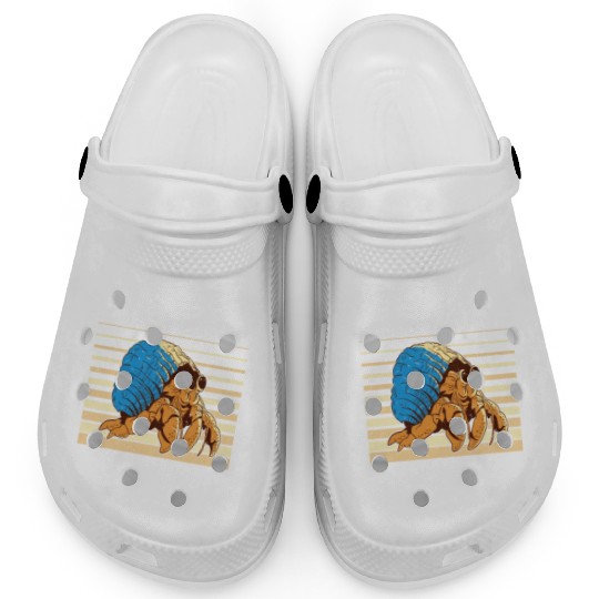 Sea Creature Seafood Shells Hermit Crab Lover Clogs