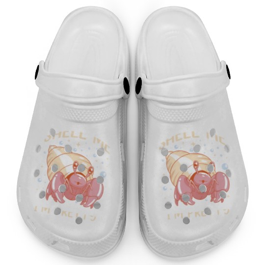 Sea Creature Seafood Shells Hermit Crab Lover Clogs