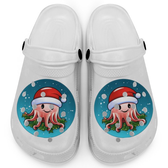 Jellyfish Christmas Clogs