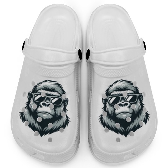 Gorilla With Sunglasses Clogs