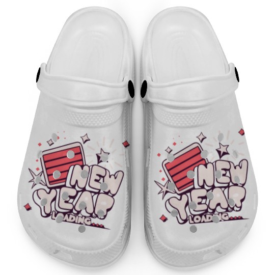 NYE New Year Loading Cheers To Festive New Year's Clogs