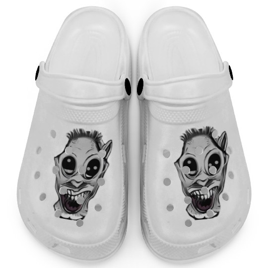 A horror gore face Clogs