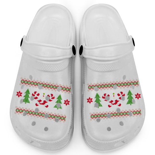 Candy canes pattern for Christmas Clogs