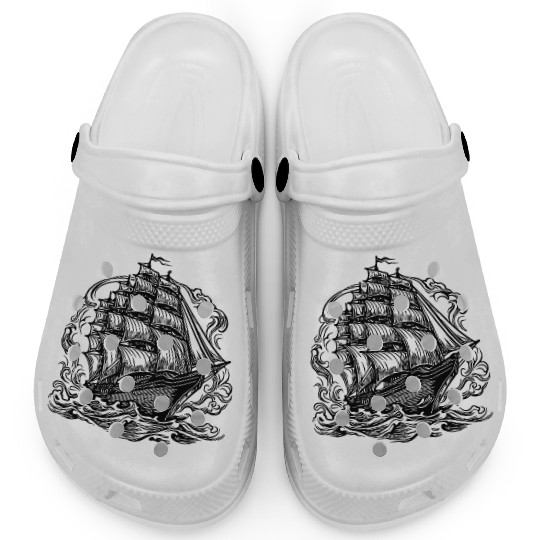Old Cruise Ship Elegant Sailing Ship Clogs