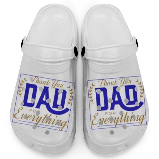 square design dad ever Clogs