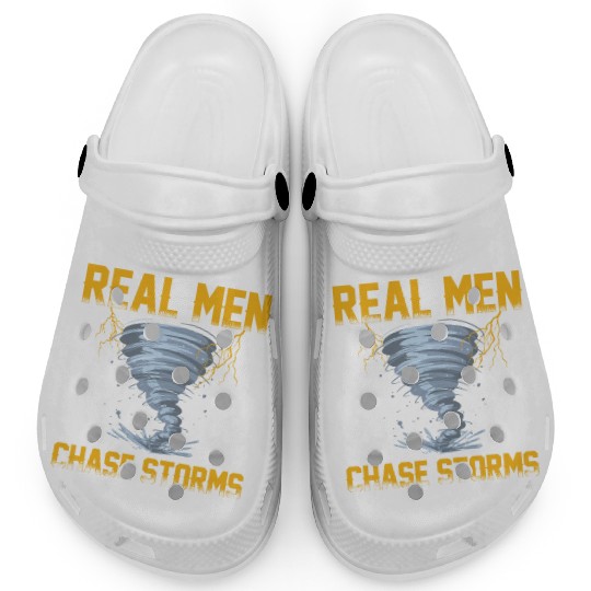 Storm Spotter | Storm Chaser Storm Warnings Gift Clogs