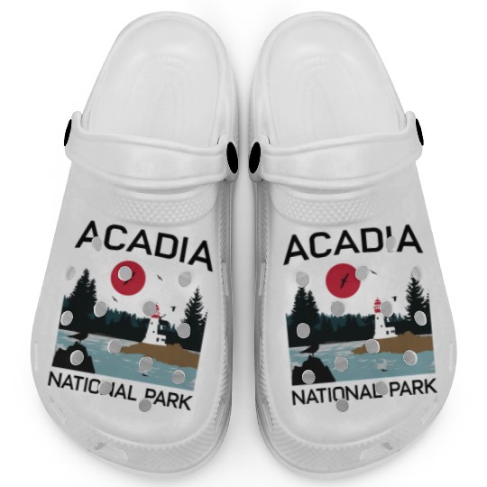 Acadia National Park 80s Maine Mount Island Clogs