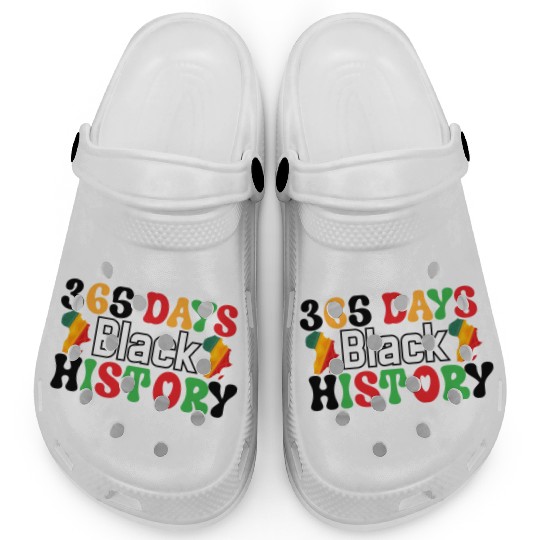 365 Days Black History Clogs
