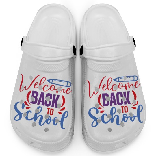 Welcome Back To School Clogs