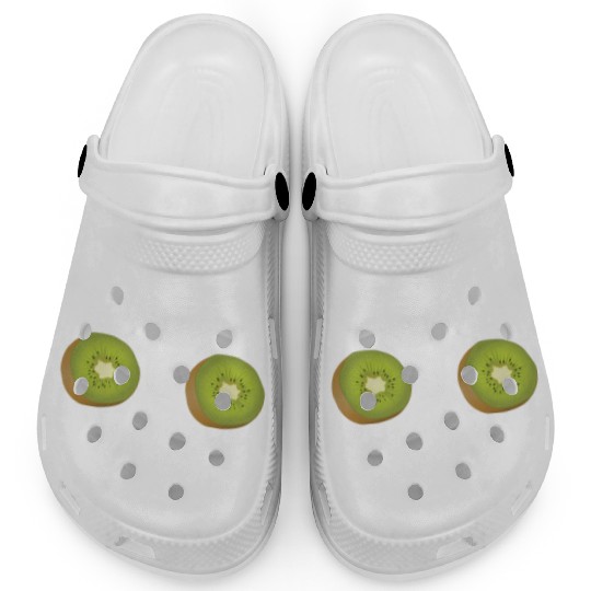 Kiwi Boobs Breasts Bra Funny Women Clogs