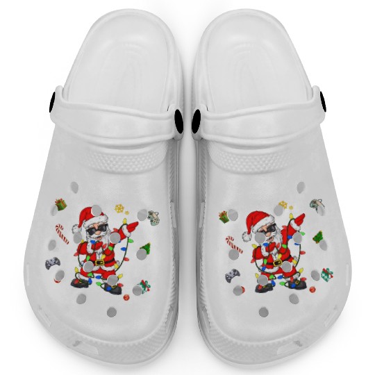 Gamer Video Game I Paused My Game to Be Here Santa Clogs