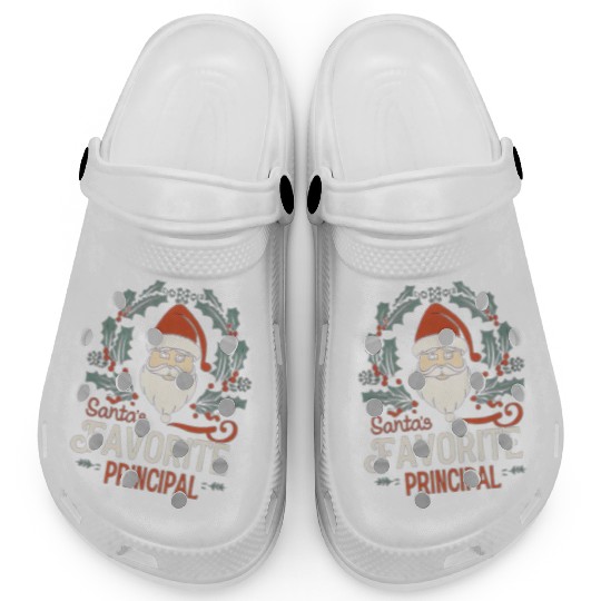 Santa's Favorite Principal Christmas Santa Clogs