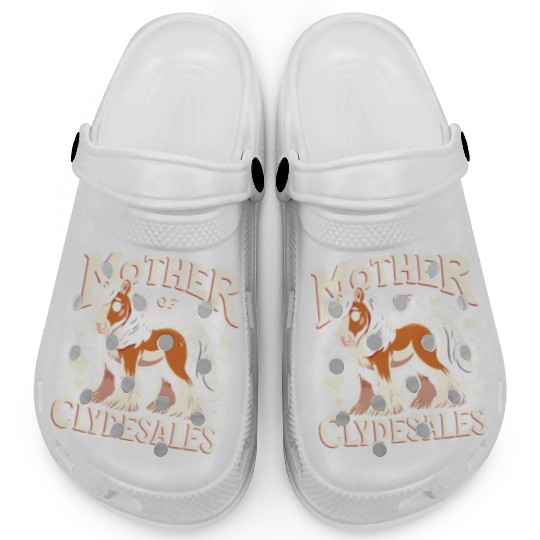 Draught Horse Lover Giant Horse Breed Clydesdale Clogs