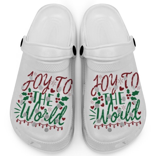Joy To The World Christmas Clogs