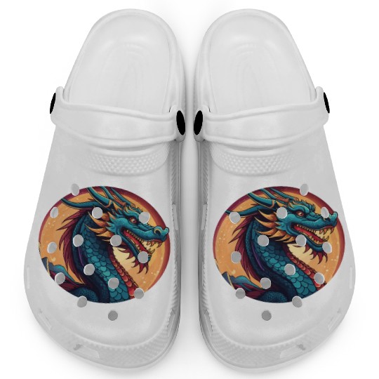 traditional Chinese dragon Clogs