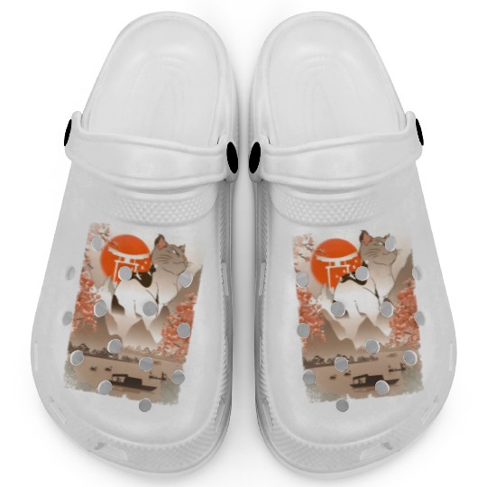 001867 Japanese Cat Mountain Fisher Lake Clogs