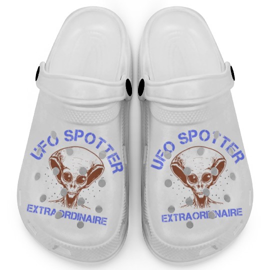 Alien, Aliens, UFO, UAP, Space Unknown Flight Clogs