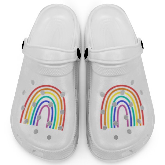 Thou Shall Not Steal Rainbow God Christian Clogs