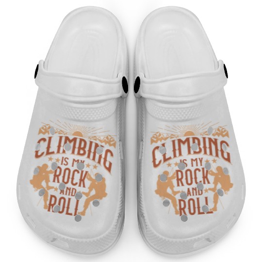 Climbing is my 'rock' and roll Clogs