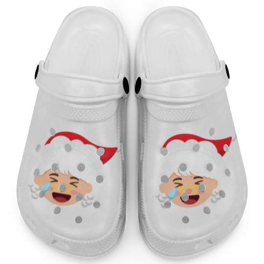 Mrs Claus Emoticons Cry Laughing Loud Christmasmrs Clogs