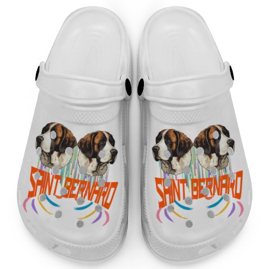 Saint Bernard Dog Dad - Saint Bernard Dad b Clogs
