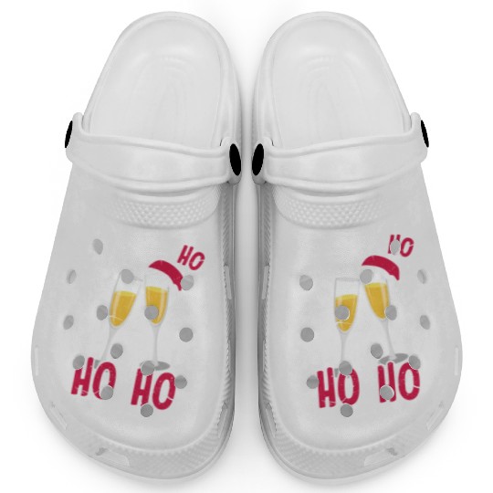 Prosec Ho Ho Ho Presecco Vacation Clogs