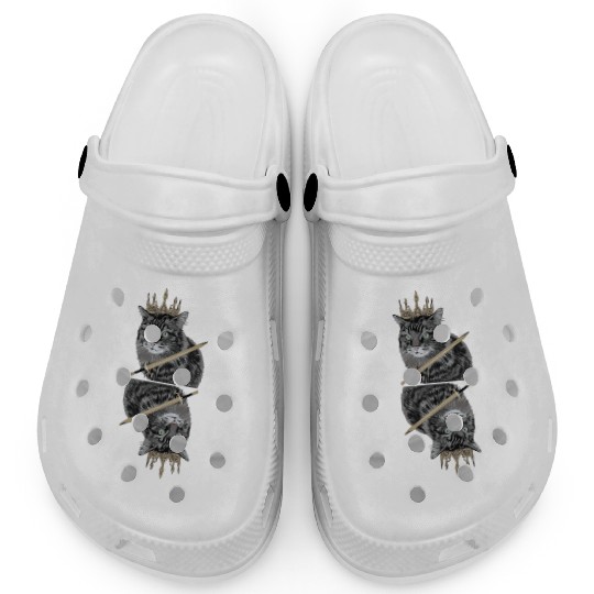 Cat Spades King Playing Card Cat Daddy Cat Mom Clogs