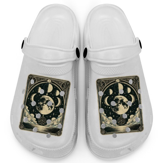 Tarot Card Vintage Moon Phase Astrology Tarot Clogs