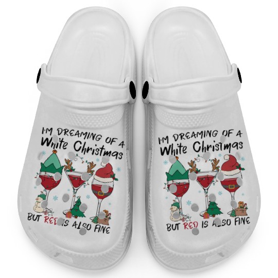 I'm Dreaming Of A White Christmas Clogs