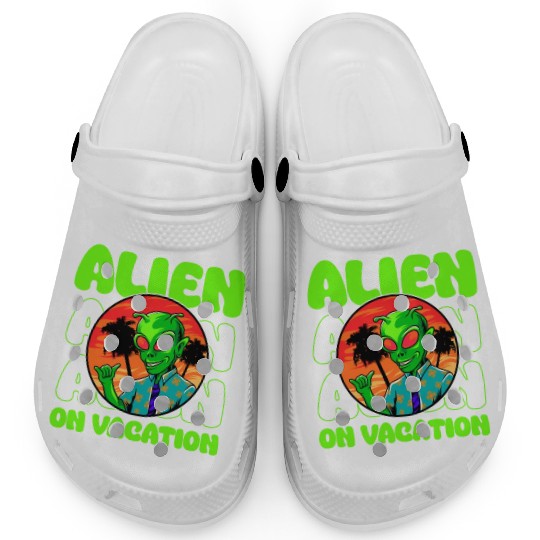 Alien, Aliens, UFO, UAP, Space Unknown Flight Clogs