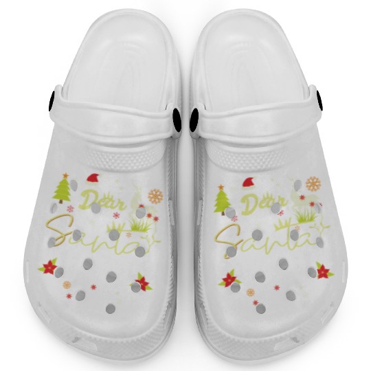 Dear Santa They Are The Naughty Ones Funny Nice Clogs