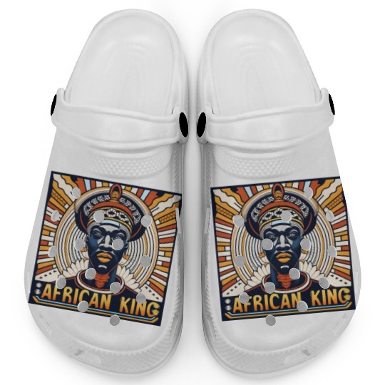 African King Gift For Afrocentric Lovers Clogs