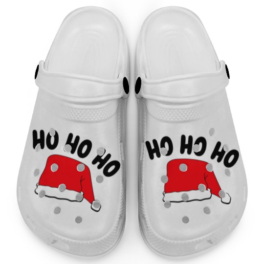 ho ho ho merry christmas vintage santa Clogs