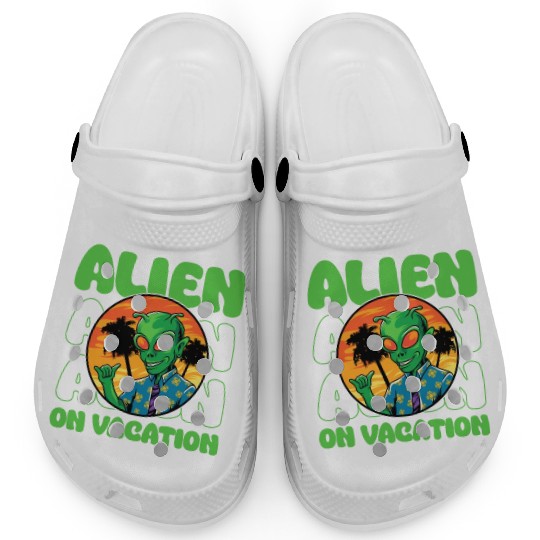 Alien, Aliens, UFO, UAP, Space Unknown Flight Clogs