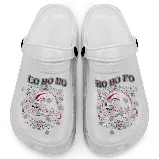 HO HO HO Santa's Magic Ride Clogs